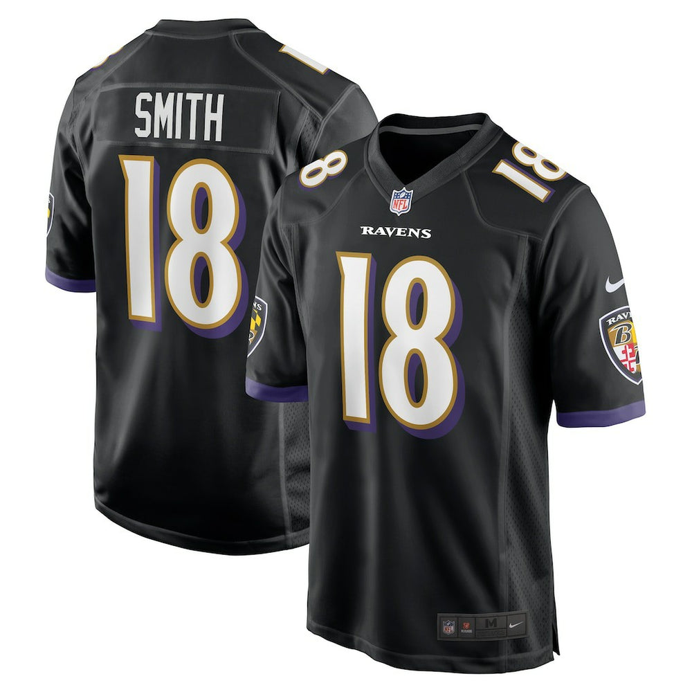 Roquan Smith Baltimore Ravens Alternate Game Jersey - Black outlet