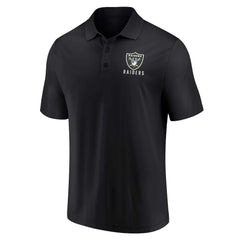 Las Vegas Raiders Lockup Two-Pack Polo Set - White/Black sale