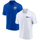 Los Angeles Rams Lockup Two-Pack Polo Set - White/Royal online