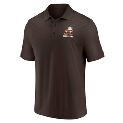 Cleveland Browns Throwback Two-Pack Polo Set - White/Brown online