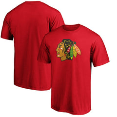 Chicago Blackhawks Primary Logo Team T-Shirt - Red T-shirts