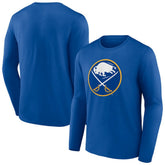 Buffalo Sabres Primary Logo Team Long Sleeve T-Shirt - Royal T-shirts