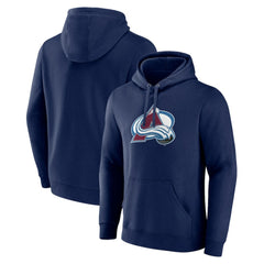 Colorado Avalanche Primary Team Logo Pullover Hoodie - Navy Hoodies