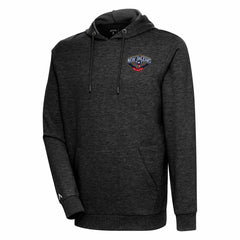 New Orleans Pelicans Antigua Action Pullover Hoodie - Heather Black cheap