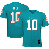 Tyreek Hill Miami Dolphins Youth Replica Player Jersey - Aqua on sale