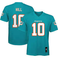 Tyreek Hill Miami Dolphins Youth Replica Player Jersey - Aqua on sale