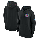Houston Texans Women's 2023 NFL Crucial Catch Club Pullover Hoodie - Black discount