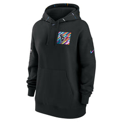 Houston Texans Women's 2023 NFL Crucial Catch Club Pullover Hoodie - Black discount
