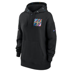 New Orleans Saints Women's 2023 NFL Crucial Catch Club Pullover Hoodie - Black outlet