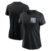 Indianapolis Colts Women's Crucial Catch Sideline Tri-Blend T-Shirt - Black outlet