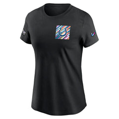 Indianapolis Colts Women's Crucial Catch Sideline Tri-Blend T-Shirt - Black outlet