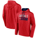 Washington Capitals Fanatics Close Shave Pullover Hoodie - Heather Red Hoodies