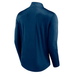 Seattle Kraken Fanatics Mock Neck Quarter-Zip Top - Deep Sea Blue Tops
