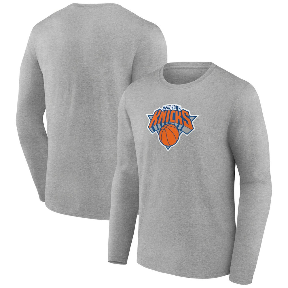 New York Knicks Primary Team Logo Long Sleeve T-Shirt - Gray shop
