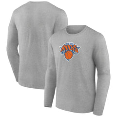 New York Knicks Primary Team Logo Long Sleeve T-Shirt - Gray shop