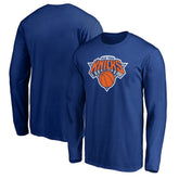 New York Knicks Primary Team Logo Long Sleeve T-Shirt - Blue discount