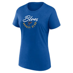 St. Louis Blues Fanatics Women's Long and Short Sleeve Two-Pack T-Shirt Set - Blue T-shirts
