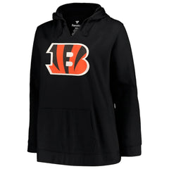Joe Burrow Cincinnati Bengals Profile Women's Plus Size Player Name & Number Pullover Hoodie - Black cheap