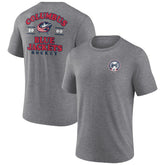 Columbus Blue Jackets Fanatics Winger Tri-Blend T-Shirt - Heather Gray T-shirts