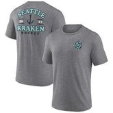Seattle Kraken Fanatics Winger Tri-Blend T-Shirt - Heather Gray T-shirts