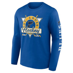 St. Louis Blues Fanatics Rinkside Long Sleeve T-Shirt - Blue T-shirts