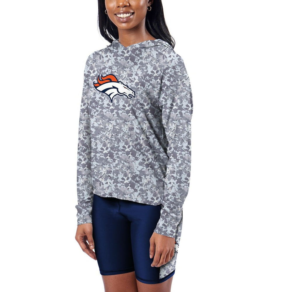 Denver Broncos Certo Women's Session Pullover Hoodie - Navy cheap