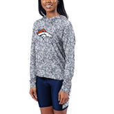 Denver Broncos Certo Women's Session Pullover Hoodie - Navy cheap