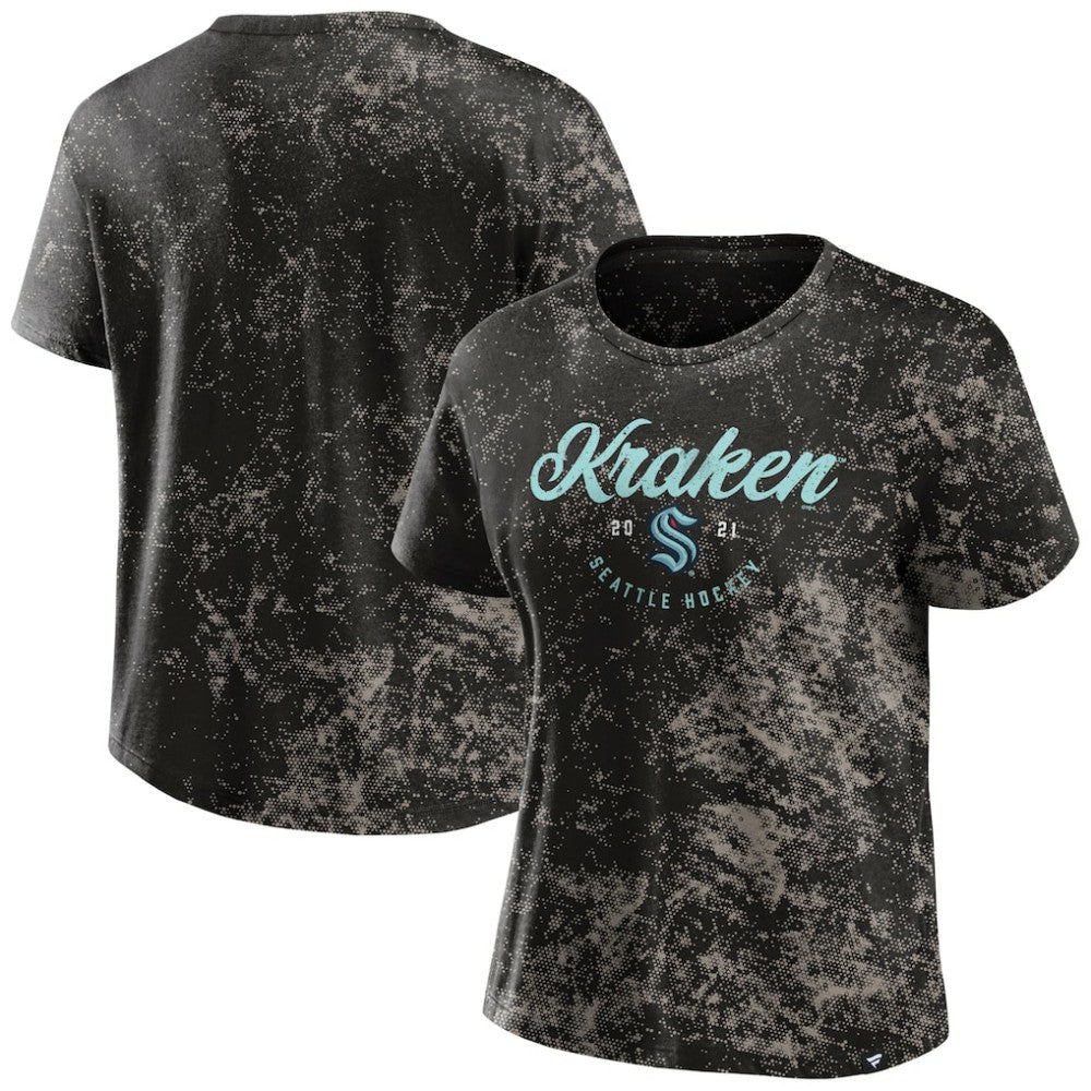 Seattle Kraken Fanatics Women's Breakaway T-Shirt - Black T-shirts