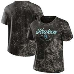 Seattle Kraken Fanatics Women's Breakaway T-Shirt - Black T-shirts