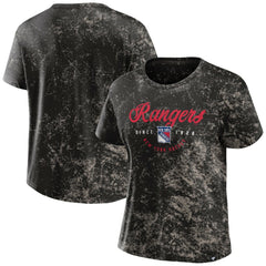 New York Rangers Fanatics Women's Breakaway T-Shirt - Black T-shirts