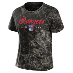 New York Rangers Fanatics Women's Breakaway T-Shirt - Black T-shirts