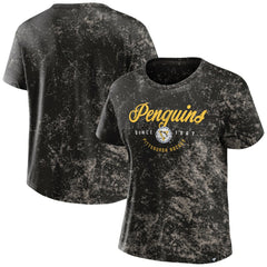 Pittsburgh Penguins Fanatics Women's Breakaway T-Shirt - Black T-shirts