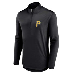 Pittsburgh Pirates Quarterback Quarter-Zip Top Black