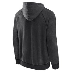 Toronto Raptors Foul Trouble Snow Wash Raglan Pullover Hoodie - Heather Charcoal sale