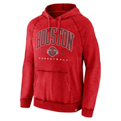 Houston Rockets Foul Trouble Snow Wash Raglan Pullover Hoodie sale - Heather Red sale