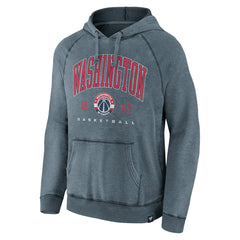 Washington Wizards Foul Trouble Snow Wash Raglan Pullover Hoodie - Heather Navy online