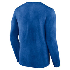 Golden State Warriors Front Court Press Snow Wash Long Sleeve T-Shirt sale - Heather Royal on sale