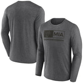 Miami Heat Three-Point Play T-Shirt - Heather Charcoal outlet
