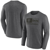Brooklyn Nets Three-Point Play T-Shirt - Heather Charcoal on sale