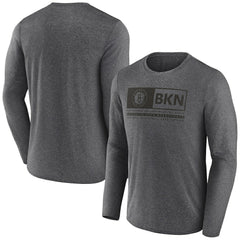 Brooklyn Nets Three-Point Play T-Shirt - Heather Charcoal on sale