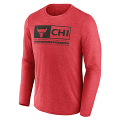 Chicago Bulls Three-Point Play T-Shirt sale - Heather Red outlet
