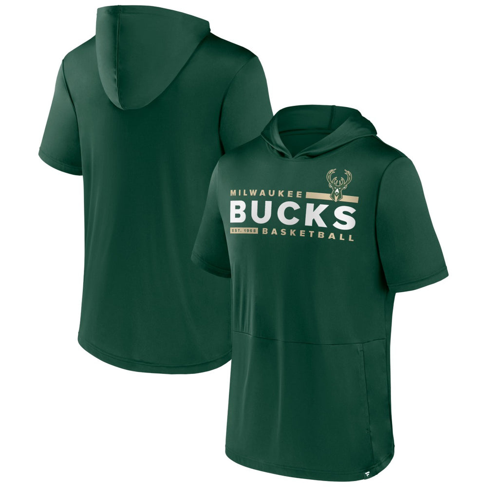 Milwaukee Bucks Possession Hoodie T-Shirt - Hunter Green sale