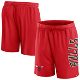 Chicago Bulls Post Up Mesh Shorts - Red on sale