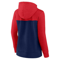 St. Louis Cardinals Women's City Ties Hoodie Full-Zip Sweatshirt Red/Navy