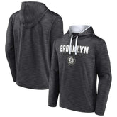 Brooklyn Nets Fast Break Pullover Hoodie - Heather Charcoal on sale