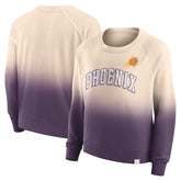 Phoenix Suns Women's Lounge Arch Raglan Pullover Sweatshirt - Tan/Purple shop