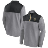 Vegas Golden Knights Fanatics Launch It Quarter-Zip Jacket - Heather Gray Jackets