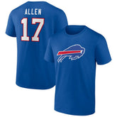 Josh Allen Buffalo Bills Icon Player Name & Number T-Shirt - Royal sale