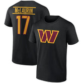 Terry McLaurin Washington Commanders Icon Player Name & Number T-Shirt - Black online