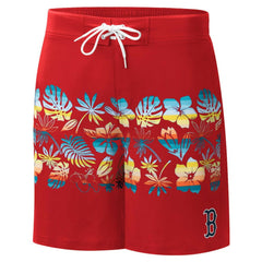 Boston Red Sox G-III Sports by Carl Banks Breeze Volley Swim Shorts Red